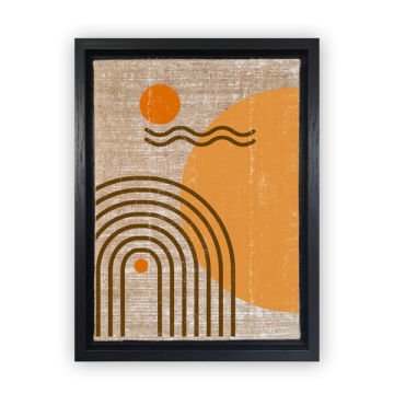 Siyah L Çerçeveli Tablo 66cm x 96cm