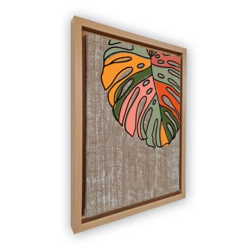 Naturel L Çerçeveli Tablo 96cm x 136cm