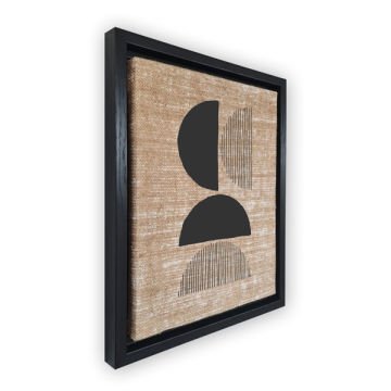 Siyah L Çerçeveli Tablo 66cm x 96cm