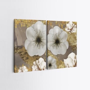 2 Parçalı Kanvas Tablo 50cm x 70cm - 2 Parça