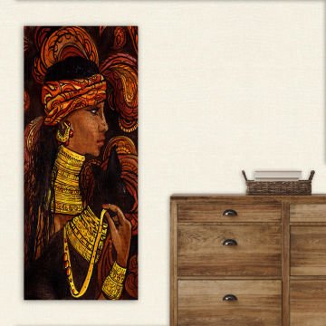 Dikey Kanvas Tablo 50cm x 120cm