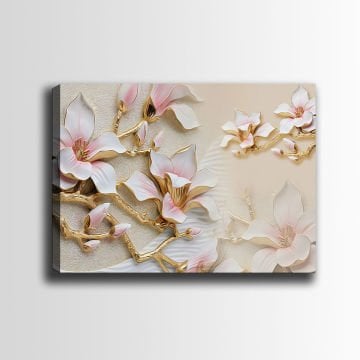 Çiçek Kanvas Tablo