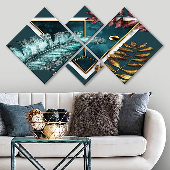 4 Parçalı Mdf Tablo