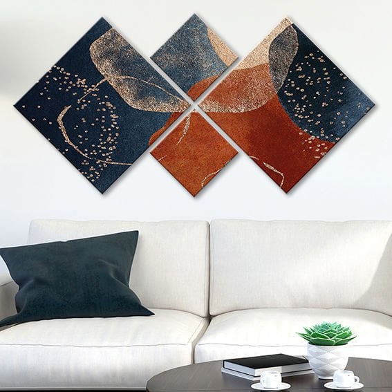 4 Parçalı Mdf Tablo