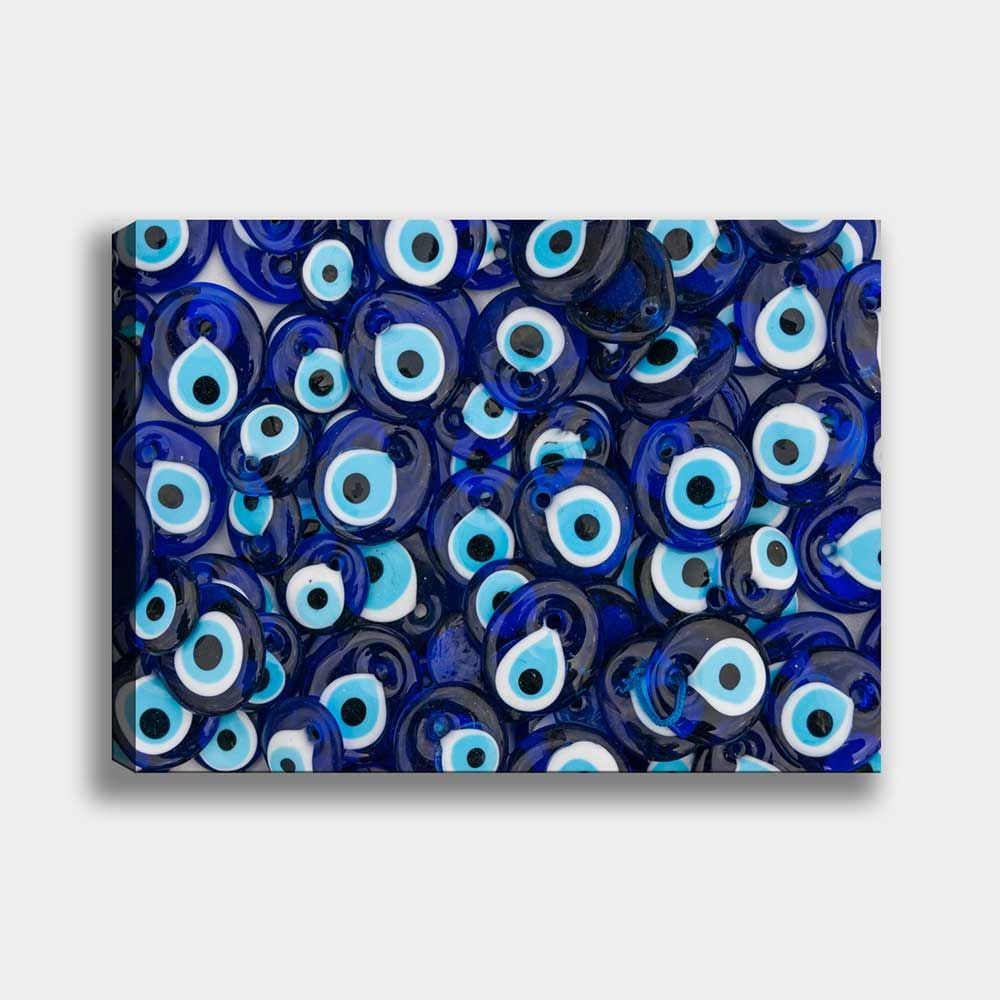 Nazar Boncukları Kanvas Tablo