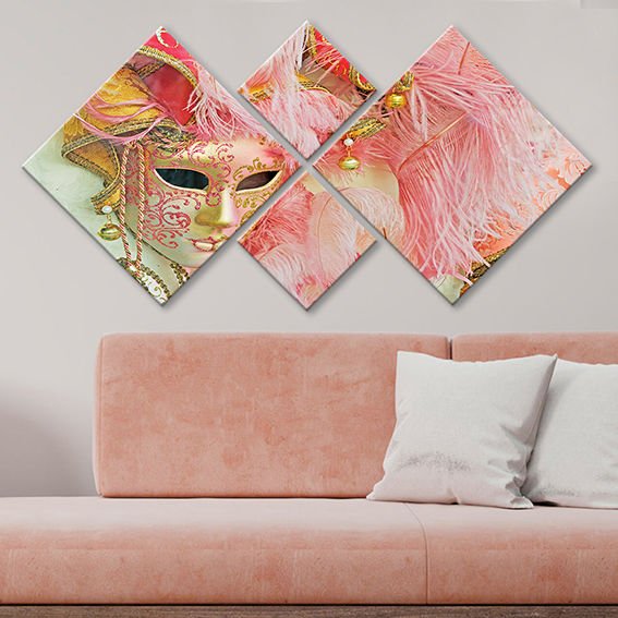 4 Parçalı Mdf Tablo