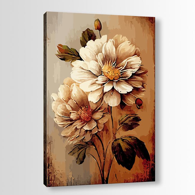Çiçek Kanvas Tablo