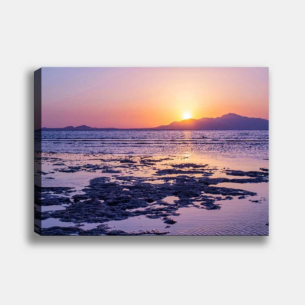 Gün Batımı Manzara Kanvas Tablo 50cm x 70cm