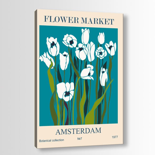 Çiçek Kanvas Tablo