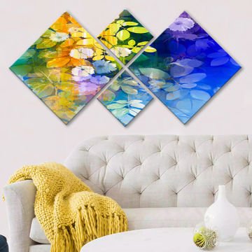 4 Parçalı Mdf Tablo 40cm x 40cm