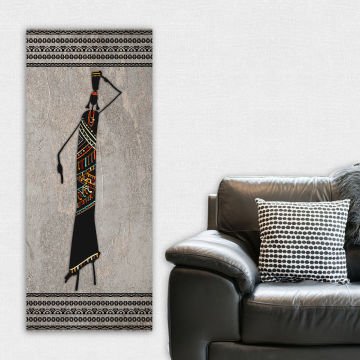 Dikey Kanvas Tablo 60cm x140cm