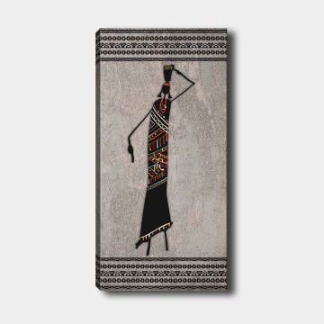 Dikey Kanvas Tablo 60cm x140cm