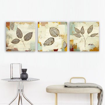 3 Parçalı Kanvas Tablo 30cm x 30cm - 3 Parça