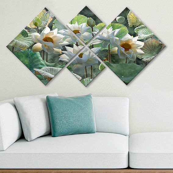 4 Parçalı Mdf Tablo