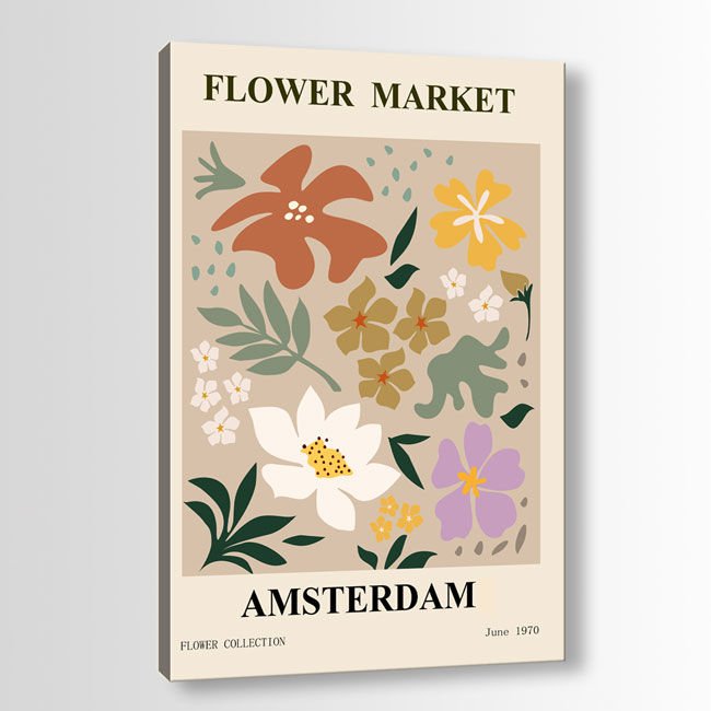 Çiçek Kanvas Tablo