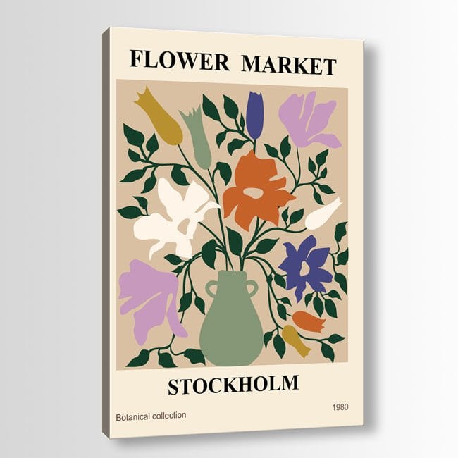 Çiçek Kanvas Tablo