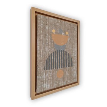 Naturel L Çerçeveli Tablo 66cm x 96cm