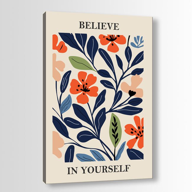 Çiçek Kanvas Tablo