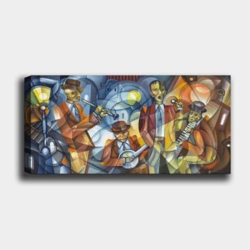 Yatay Kanvas Tablo 60cm x140cm