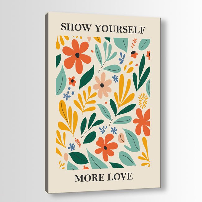 Çiçek Kanvas Tablo