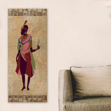 Dikey Kanvas Tablo 60cm x140cm