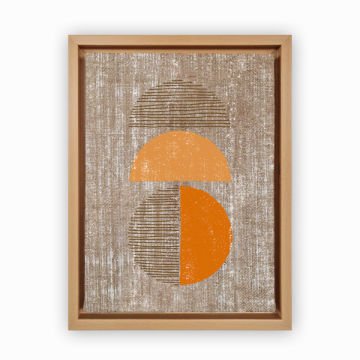 Naturel L Çerçeveli Tablo 66cm x 96cm