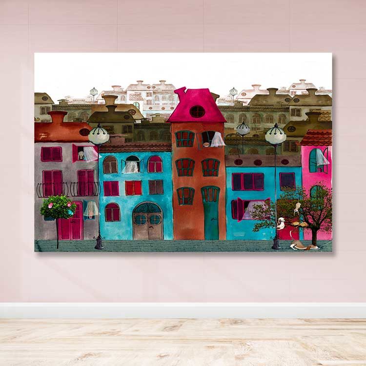 Dev Boyut Kanvas Tablo