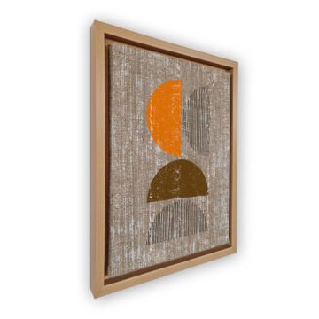 Naturel L Çerçeveli Tablo 66cm x 96cm
