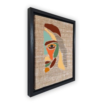 Siyah L Çerçeveli Tablo 36cm x 46cm