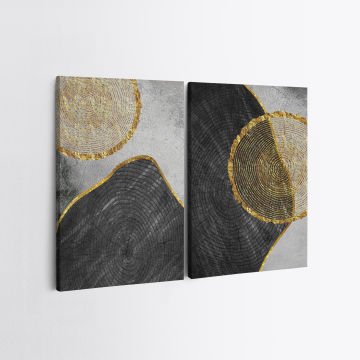 2 Parçalı Kanvas Tablo 100cm x 140cm - 2 Parça