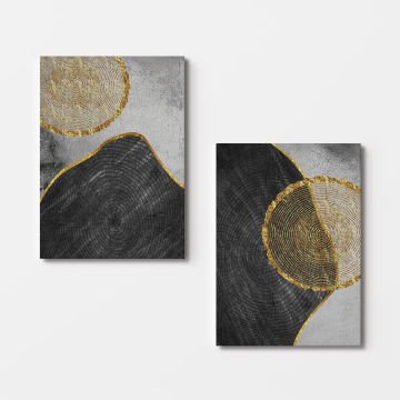 2 Parçalı Kanvas Tablo 100cm x 140cm - 2 Parça