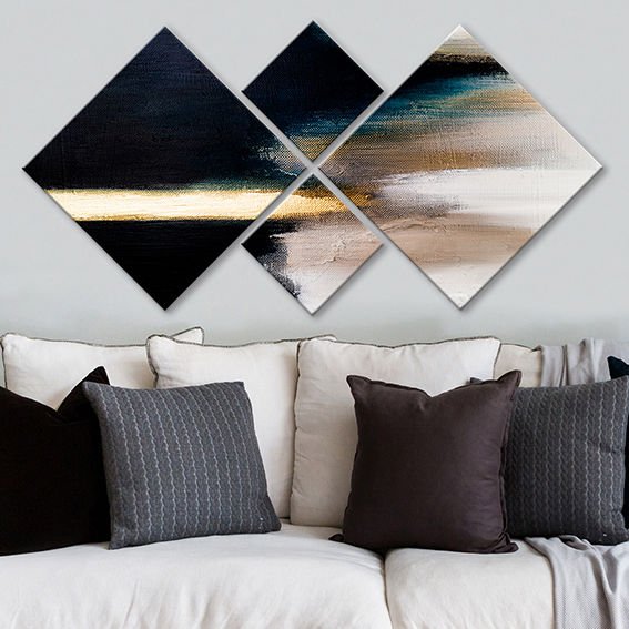 4 Parçalı Mdf Tablo