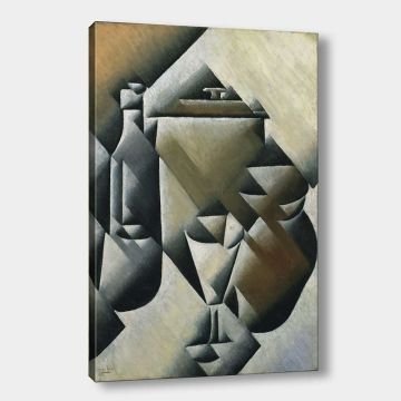 Siyah Soyut Kanvas Tablo 50cm x 70cm