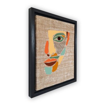 Siyah L Çerçeveli Tablo 66cm x 96cm