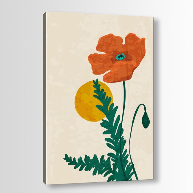 Çiçek Kanvas Tablo