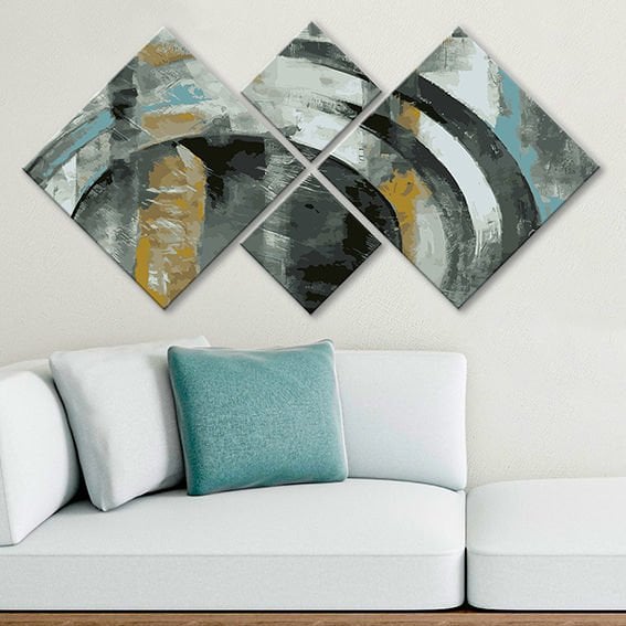 4 Parçalı Mdf Tablo