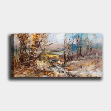 Yatay Kanvas Tablo 40cm x 100cm