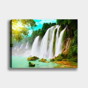 Şelale Manzara Kanvas Tablo 30cm x 40cm