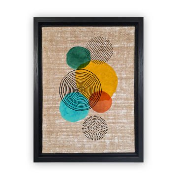 Siyah L Çerçeveli Tablo 36cm x 46cm