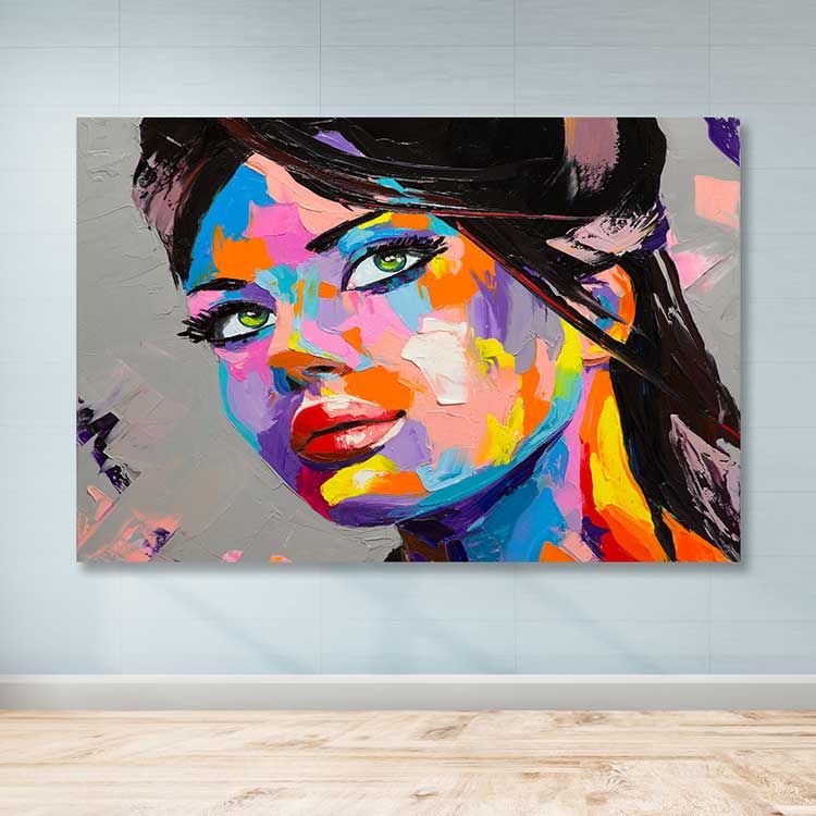 Dev Boyut Kanvas Tablo 100cm x 140cm