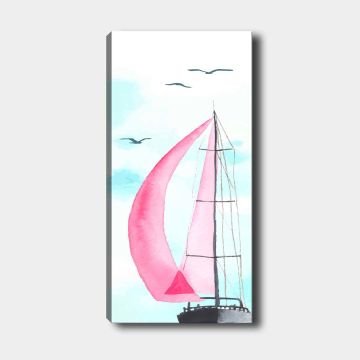 Dikey Kanvas Tablo 50cm x 120cm