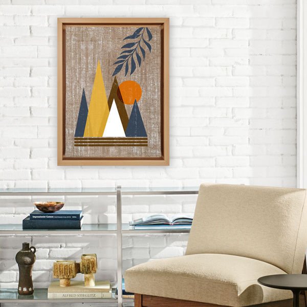 Naturel L Çerçeveli Tablo 46cm x 66cm