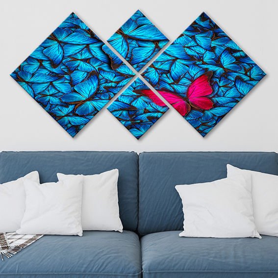 4 Parçalı Mdf Tablo