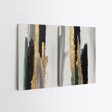 2 Parçalı Kanvas Tablo 30cm x 40cm - 2 Parça