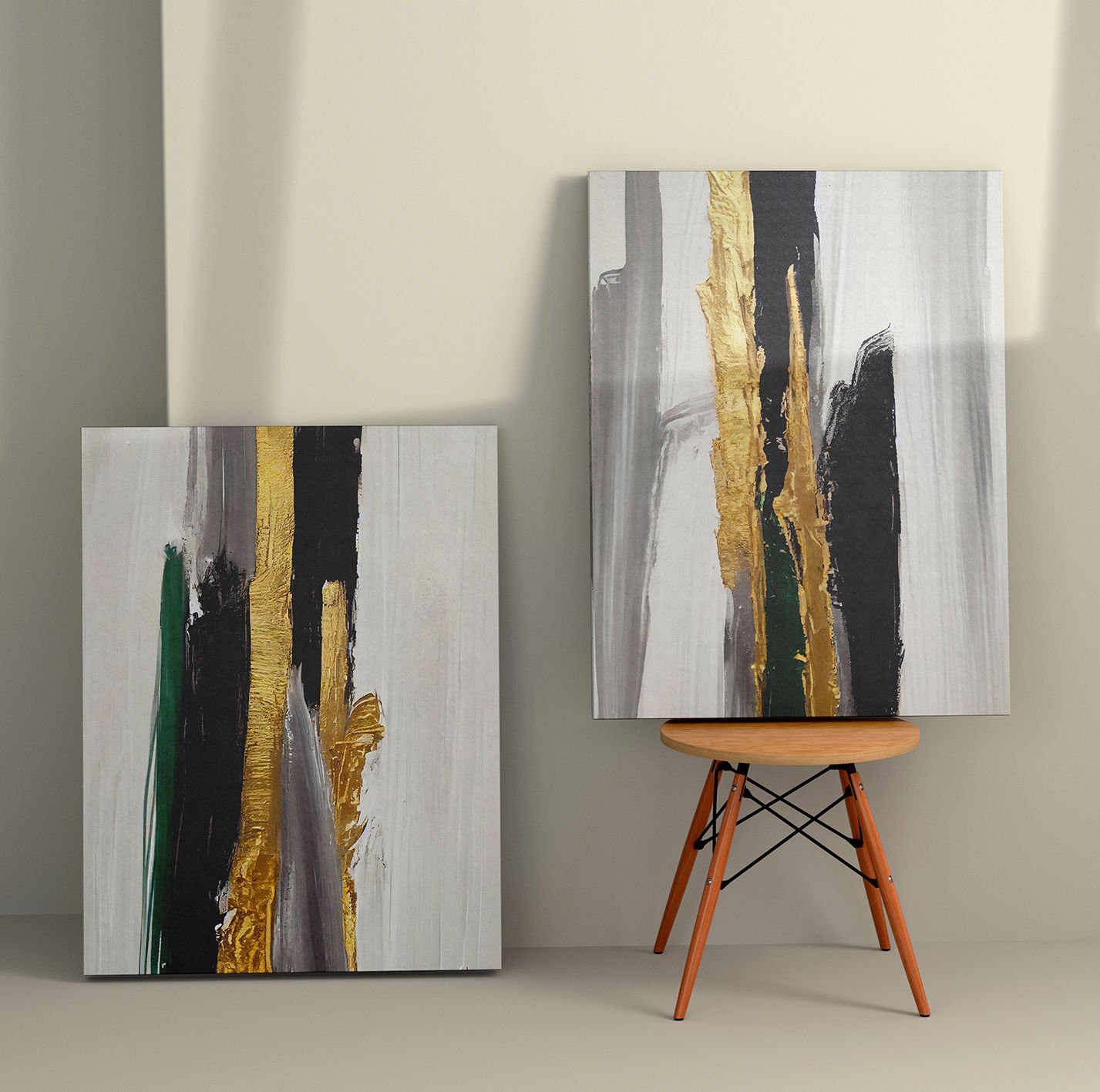2 Parçalı Kanvas Tablo 30cm x 40cm - 2 Parça
