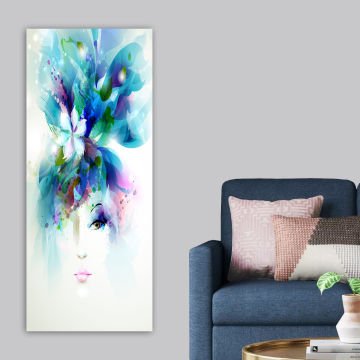 Dikey Kanvas Tablo 40cm x 100cm