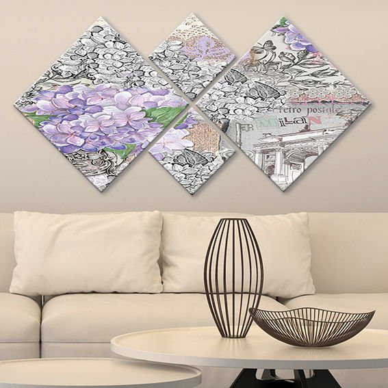 4 Parçalı Mdf Tablo