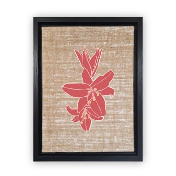 Siyah L Çerçeveli Tablo 36cm x 46cm