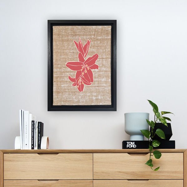 Siyah L Çerçeveli Tablo 36cm x 46cm