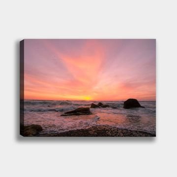 Gün Batımı Manzara Kanvas Tablo 50cm x 70cm